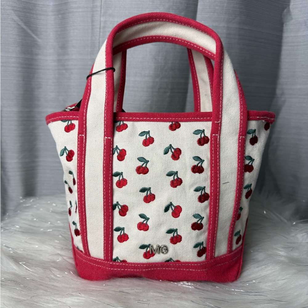 MADDEN GIRL cherry canvas mini tote bag - Picture 5 of 10